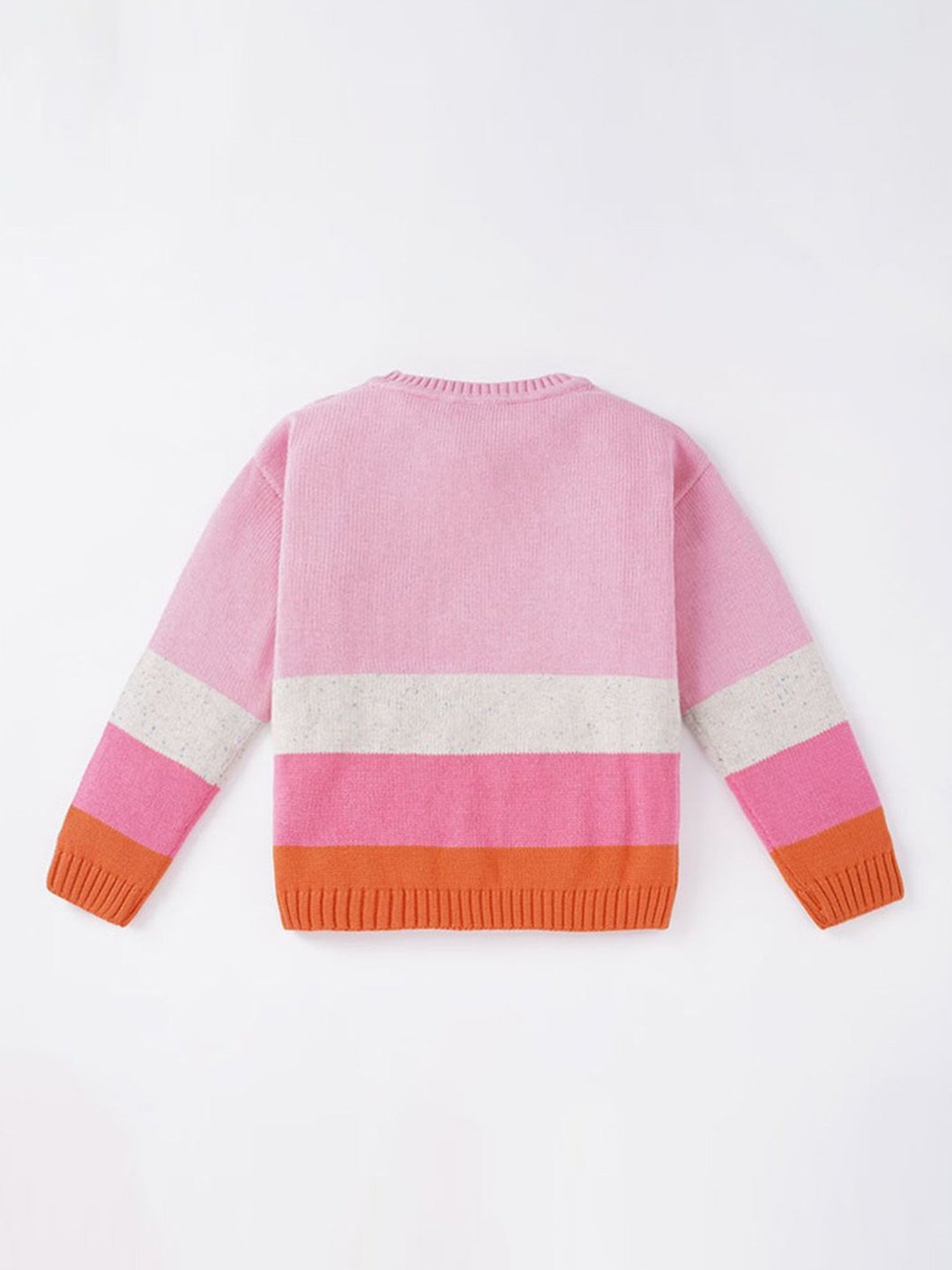 KIDS ONLY Maroon Textured Pattern Full Sleeves Sweater