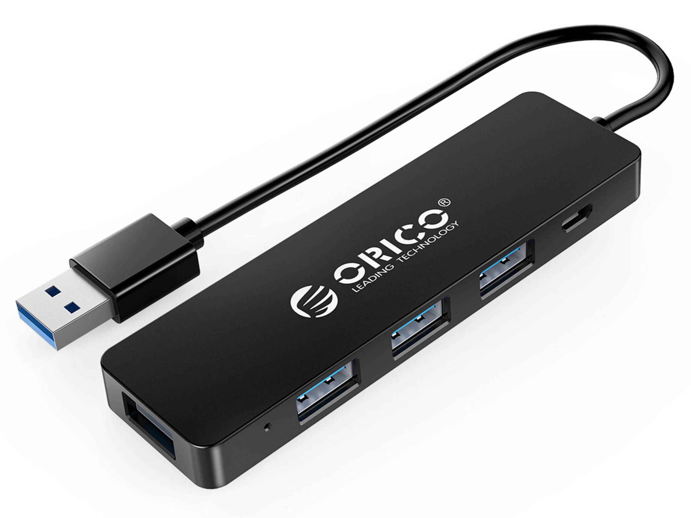 USB HUB, ORICO 4 Port Portable USB2.0 HUB  High Speed USB Splitter Portable OTG Adapter For Computer Laptop Tablet Accessories