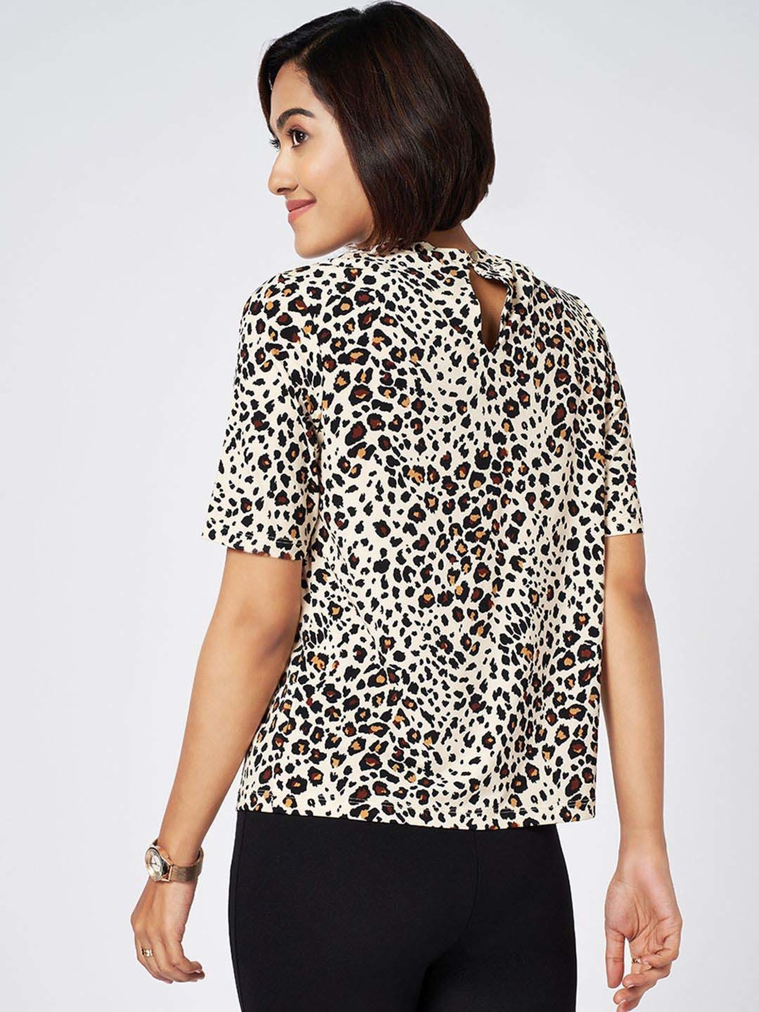 Annabelle by Pantaloons Off-White Printed Top