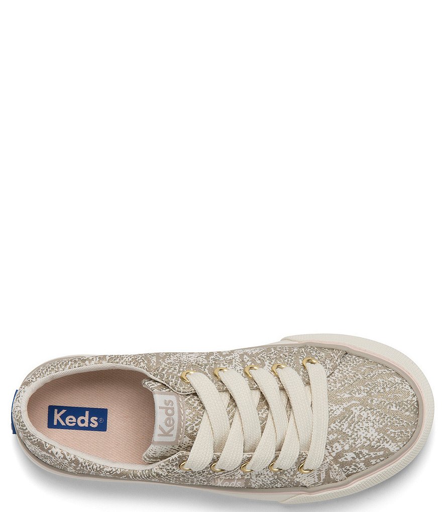 Keds Girls' Jumpkick Snake Print Lace-Up Sneakers (Youth)