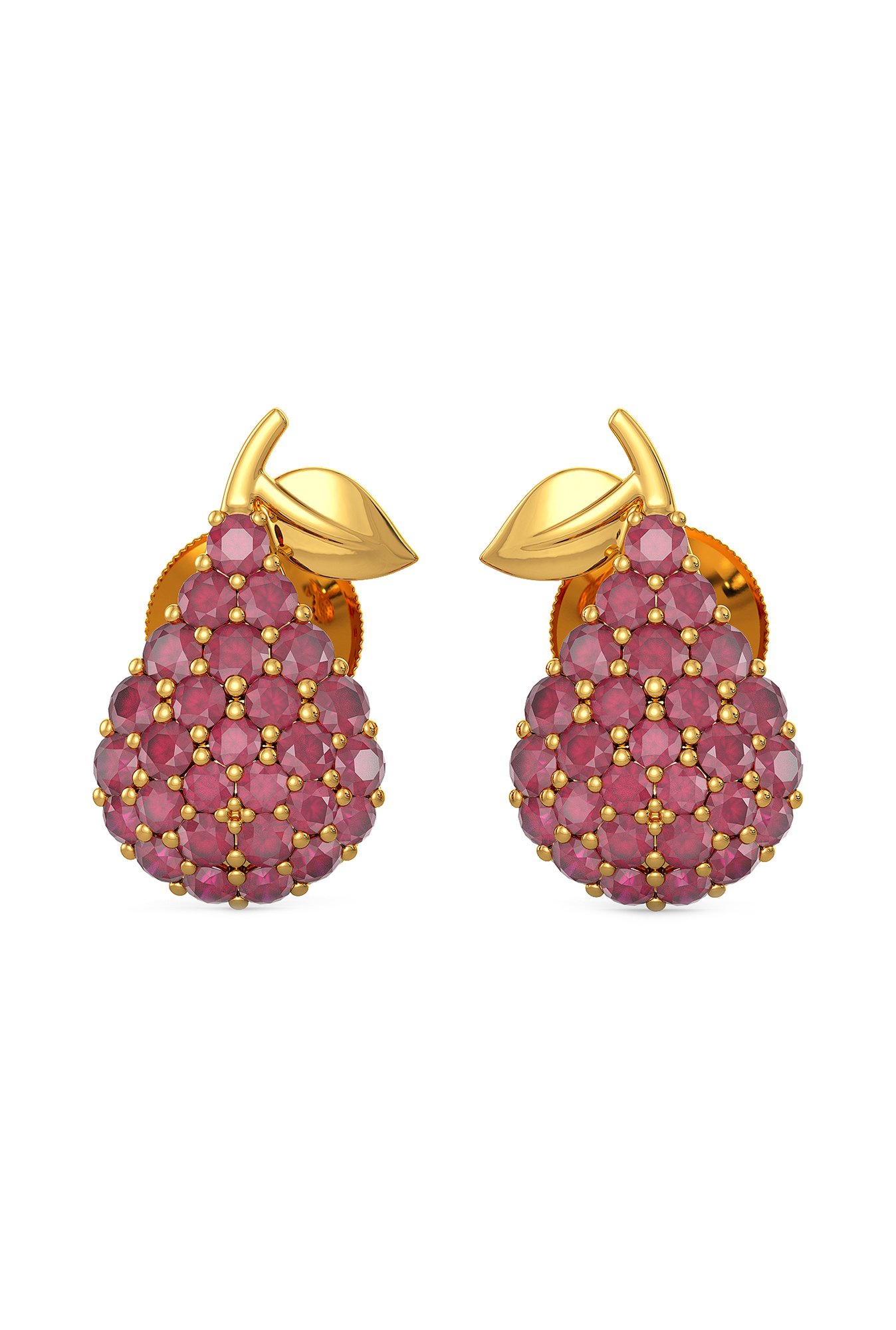 Joyalukkas 22 kt Gold Fruit Earrings