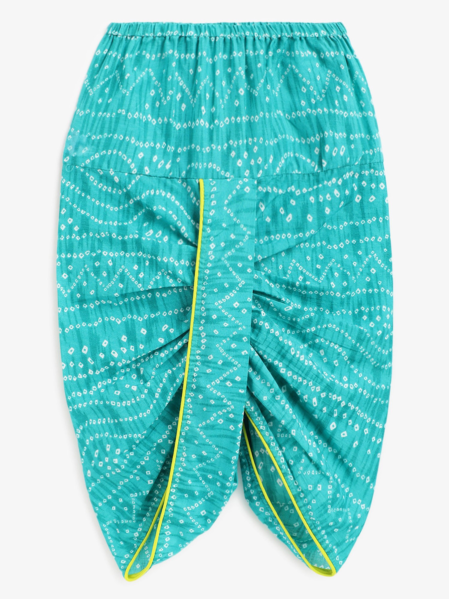 VASTRAMAY Kids Pink & White Floral Print Kurta Set