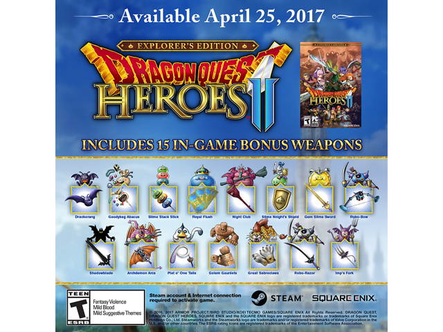 Dragon Quest Heroes 2 Explorers Edition [Online Game Code]