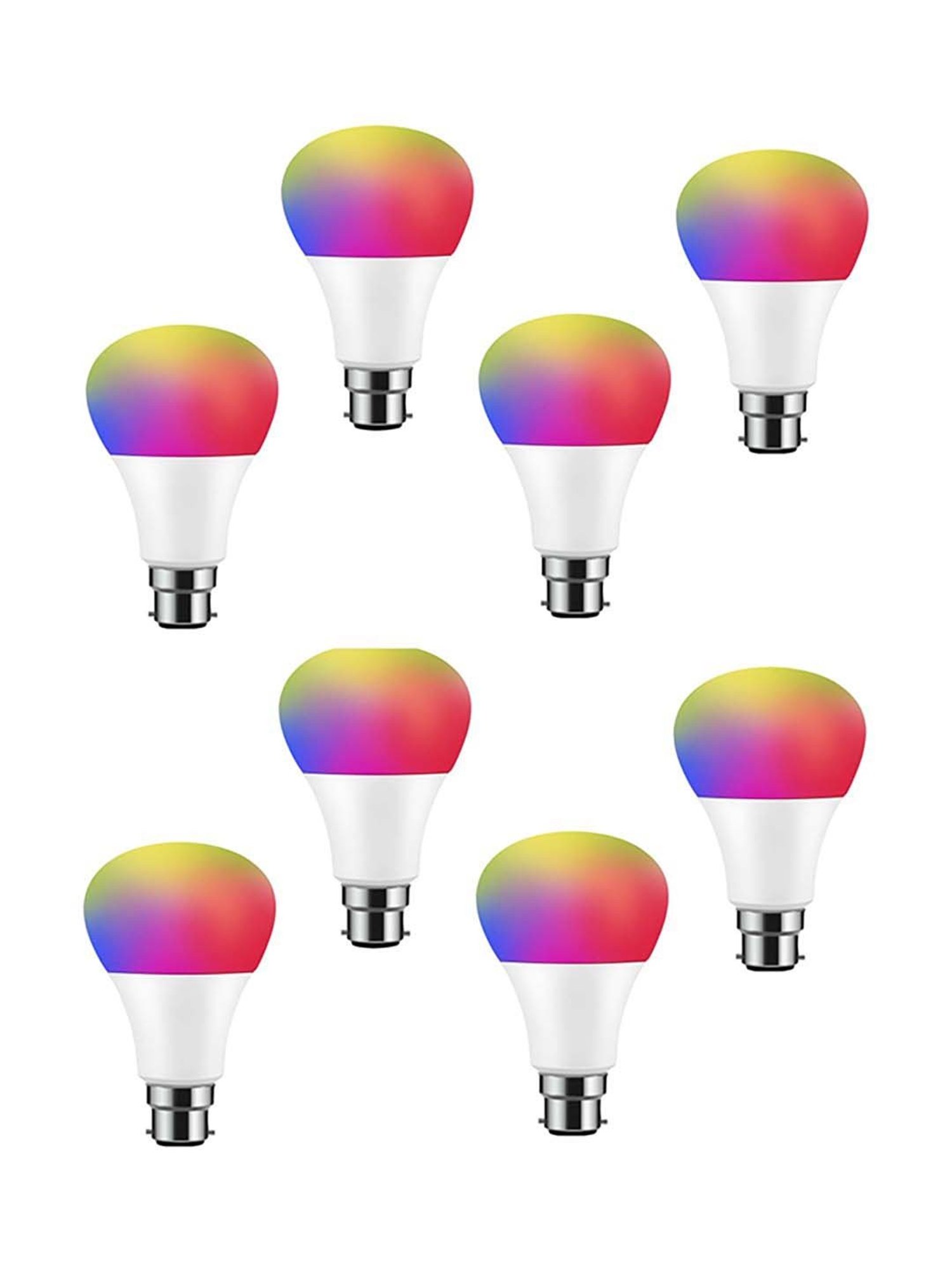 Orient Electric Orismart Wifi Enable 10W Smart LED Bulb - Pack of 8 (Multicolor)