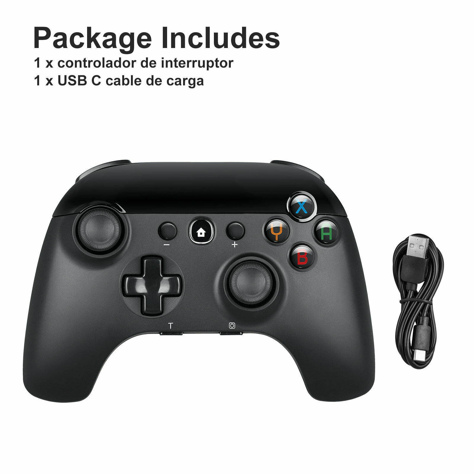 Bluetooth Wireless Dual Shock Ergonomic Controller Gamepad for Nintendo Switch