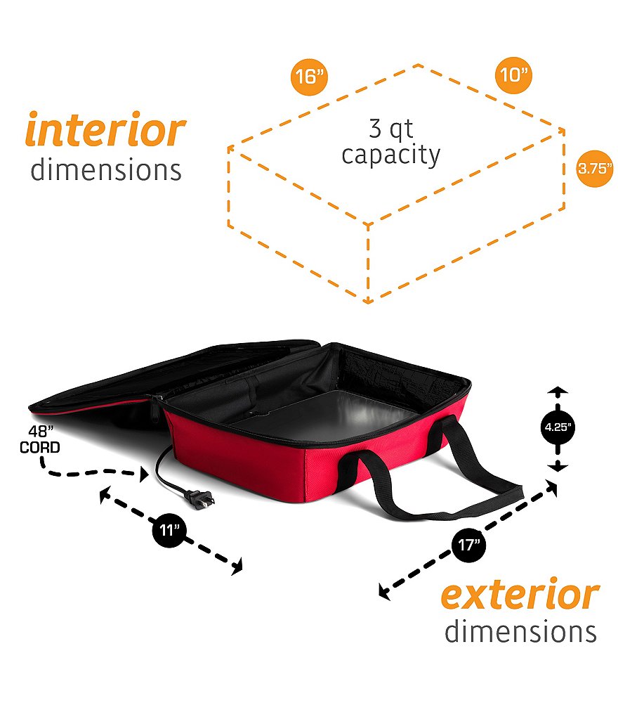 Hot Logic Portable Oven and Food Warmer Casserole Carrier