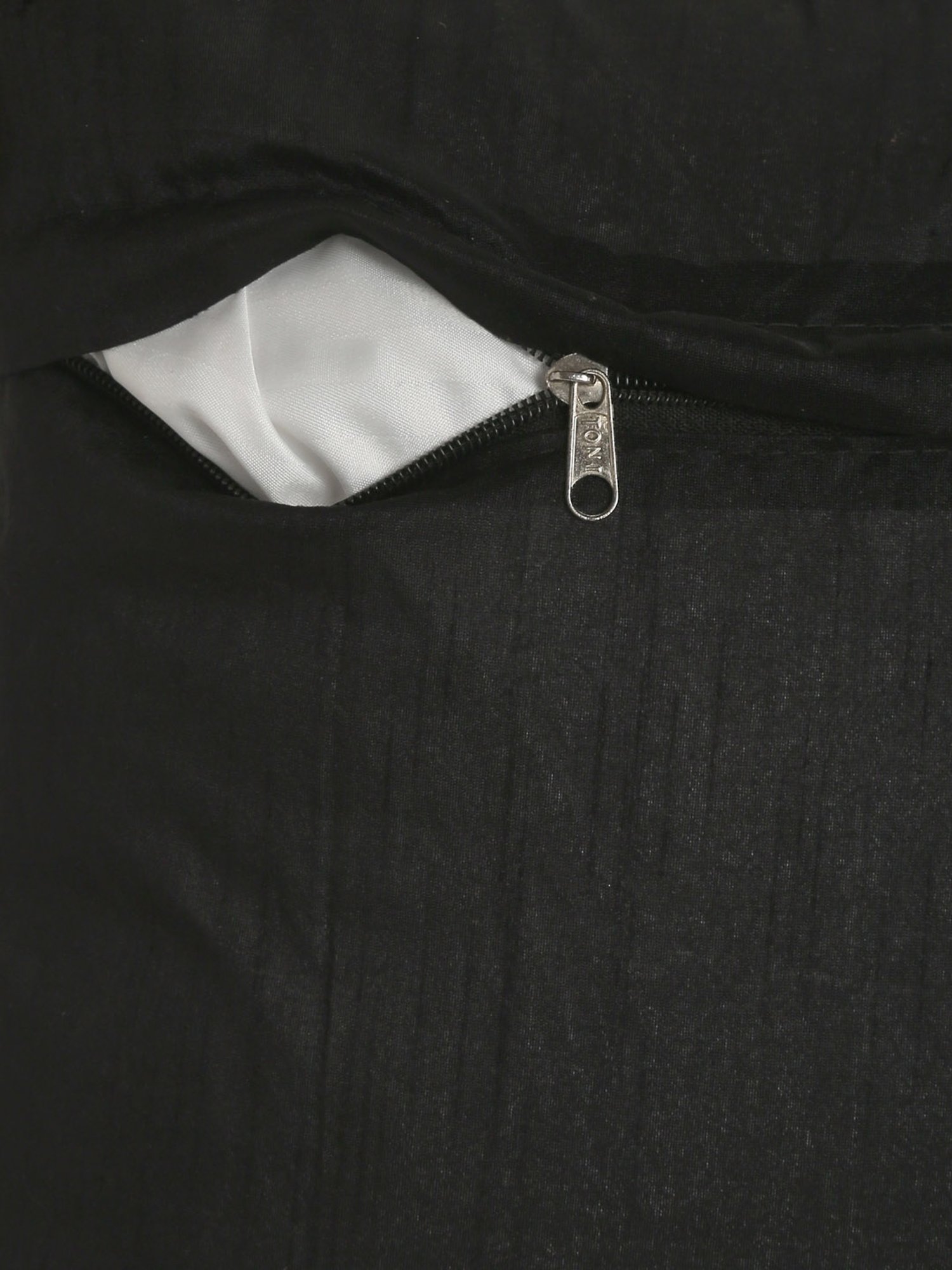 HOSTA HOMES Black & Yellow Velvet Ultra Soft Cushion Covers - Set of 2