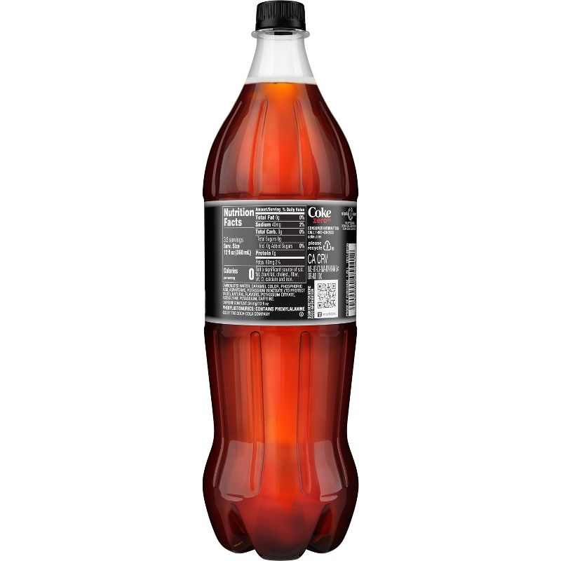 Coca-Cola Zero Sugar - 1.25 L Bottle