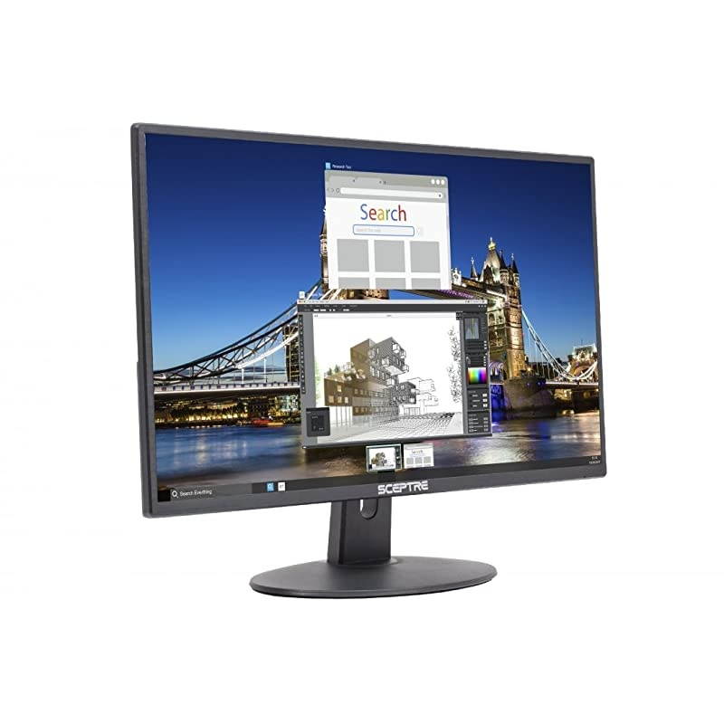 20" 1600x900 75Hz Ultra Thin LED Monitor 2x HDMI VGA Built-in Speakers, Machine Black Wide Viewing Angle 170&deg; (Horizontal) / 160&deg; (Vertical)