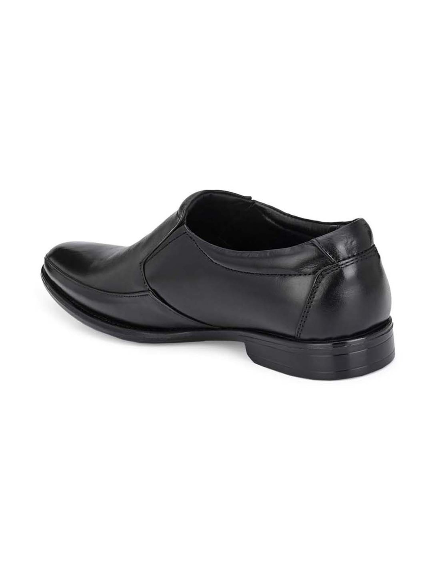 Eego Italy Men's Black Formal Loafers