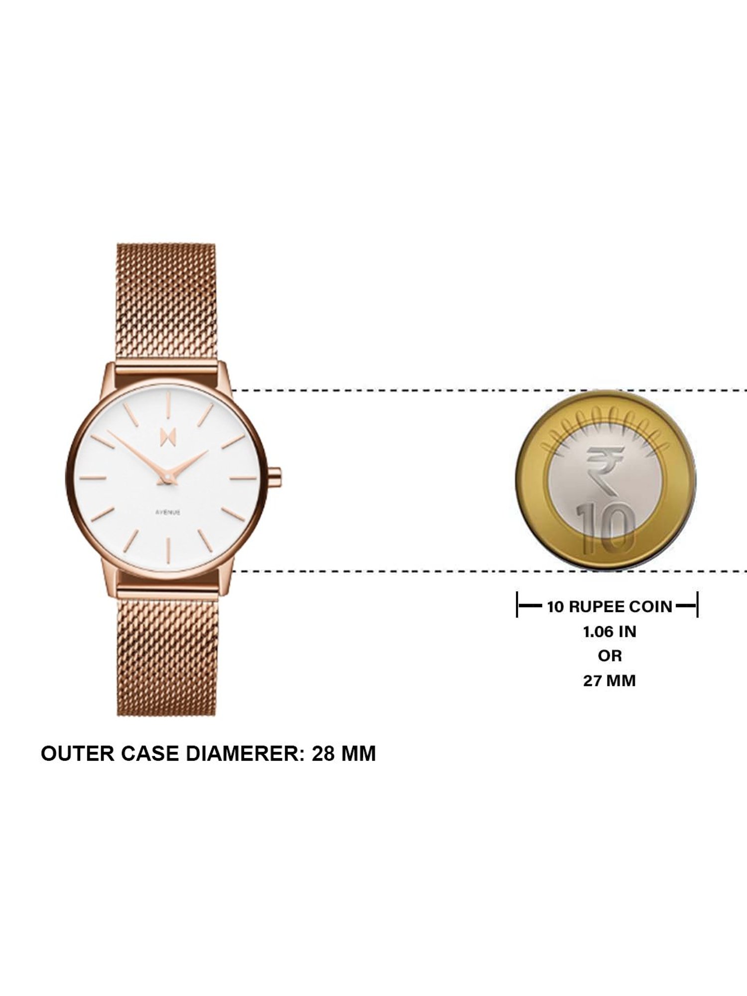 MVMT D-MA01-RGWM Avenue Analog Watch for Women