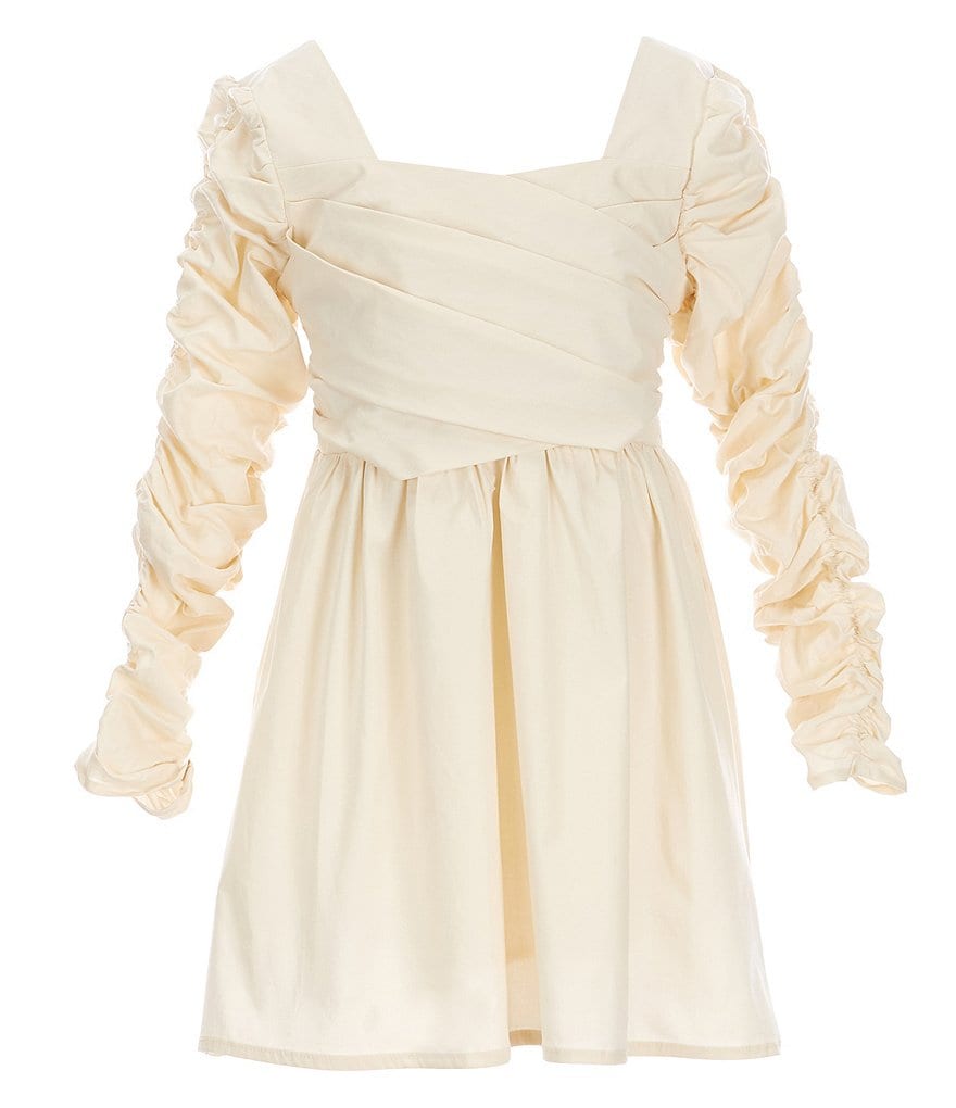 Rare Editions Big Girls 7-16 Tie-Dye Pleated Chiffon Maxi Dress