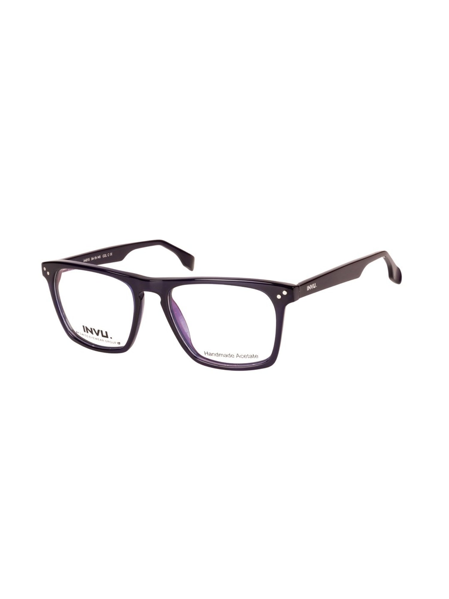 INVU A4015C Navy Full Rim Square Frame