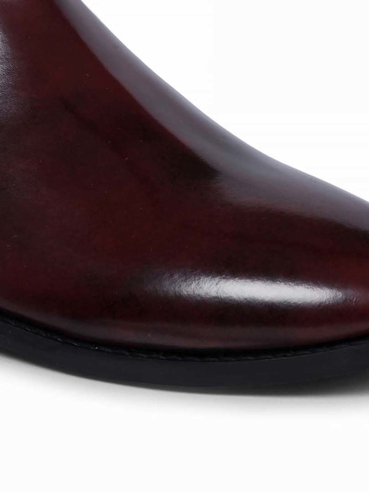 Griffin Men's Wine Chelsea Boots