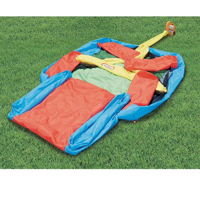 Costway Inflatable Water Slide Crab Dual Slide Bounce House Splash Pool W/ 950W Blower
