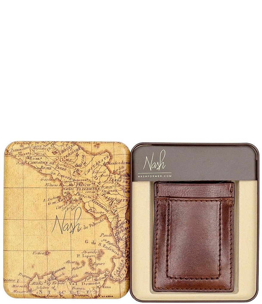Patricia Nash Nash Prato Magnetic Leather Money Card Case