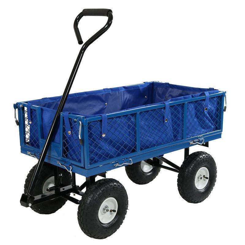 Gorilla Carts Steel Utility Garden Cart with Removable Sides Capacity