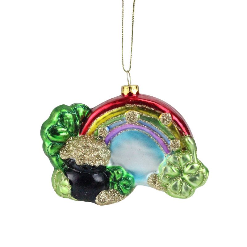 Noble Gems 4.0" Irish Angel Harp Saint Patricks Day  -  Tree Ornaments