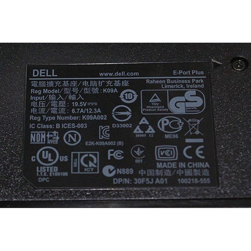 E-Port Plus PR02X Docking Station (Port Replicator) w/ USB 2.0 and PA-4E 130w Power Adapter (Renewed)