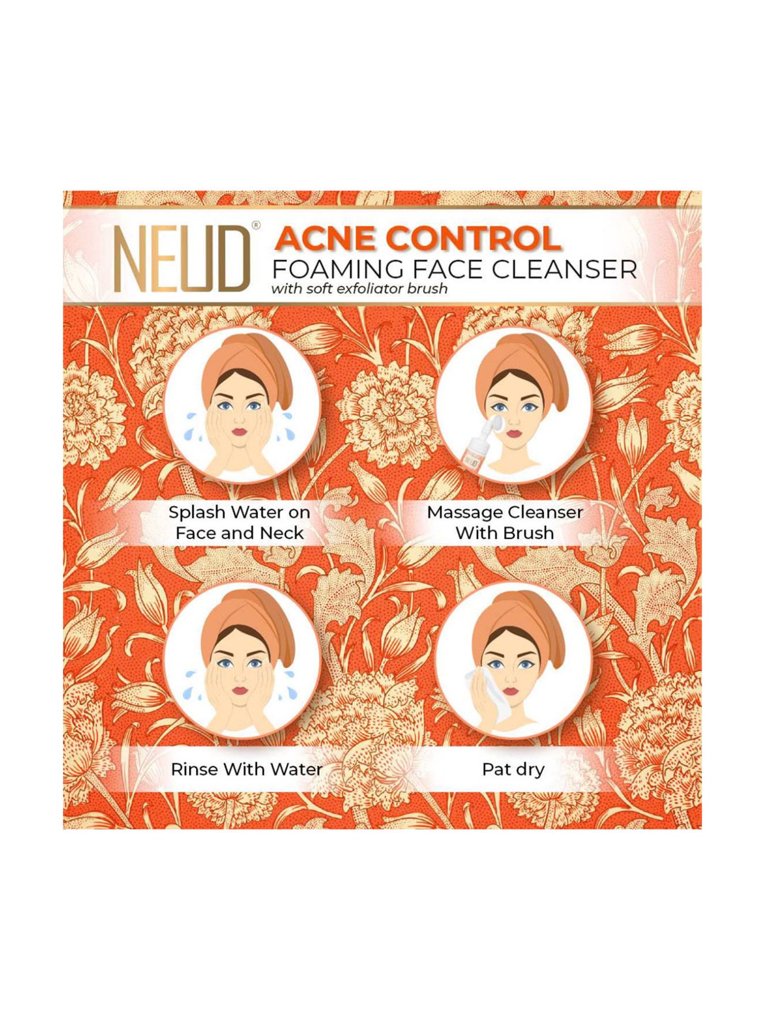 NEUD Acne Control Foaming Face Cleanser - 150 ml (Pack of 1)