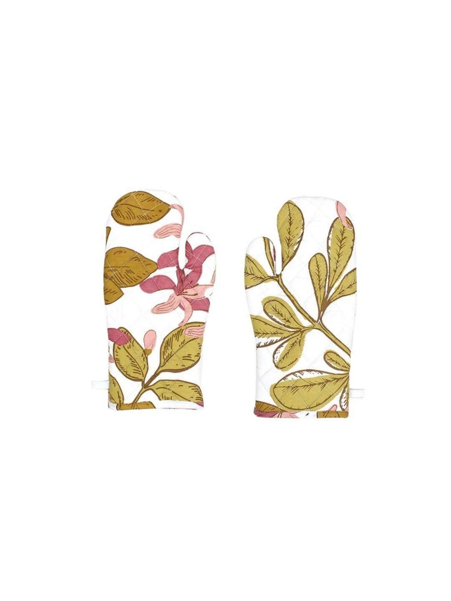 House This Senjana Floral Multicolor 180 TC Cotton Kitchen Gloves