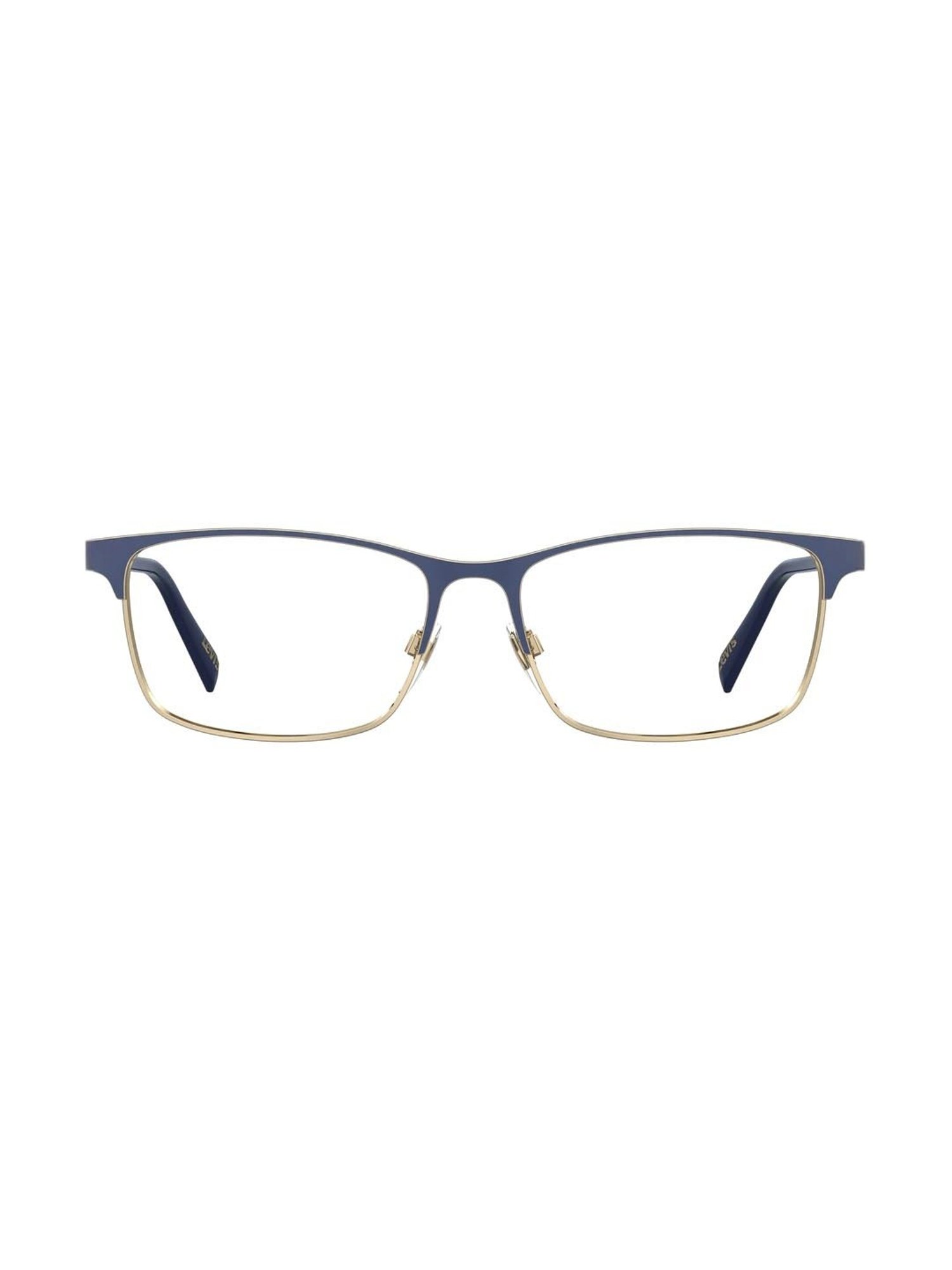 Levi's Blue Rectangular Eye Frames for Men