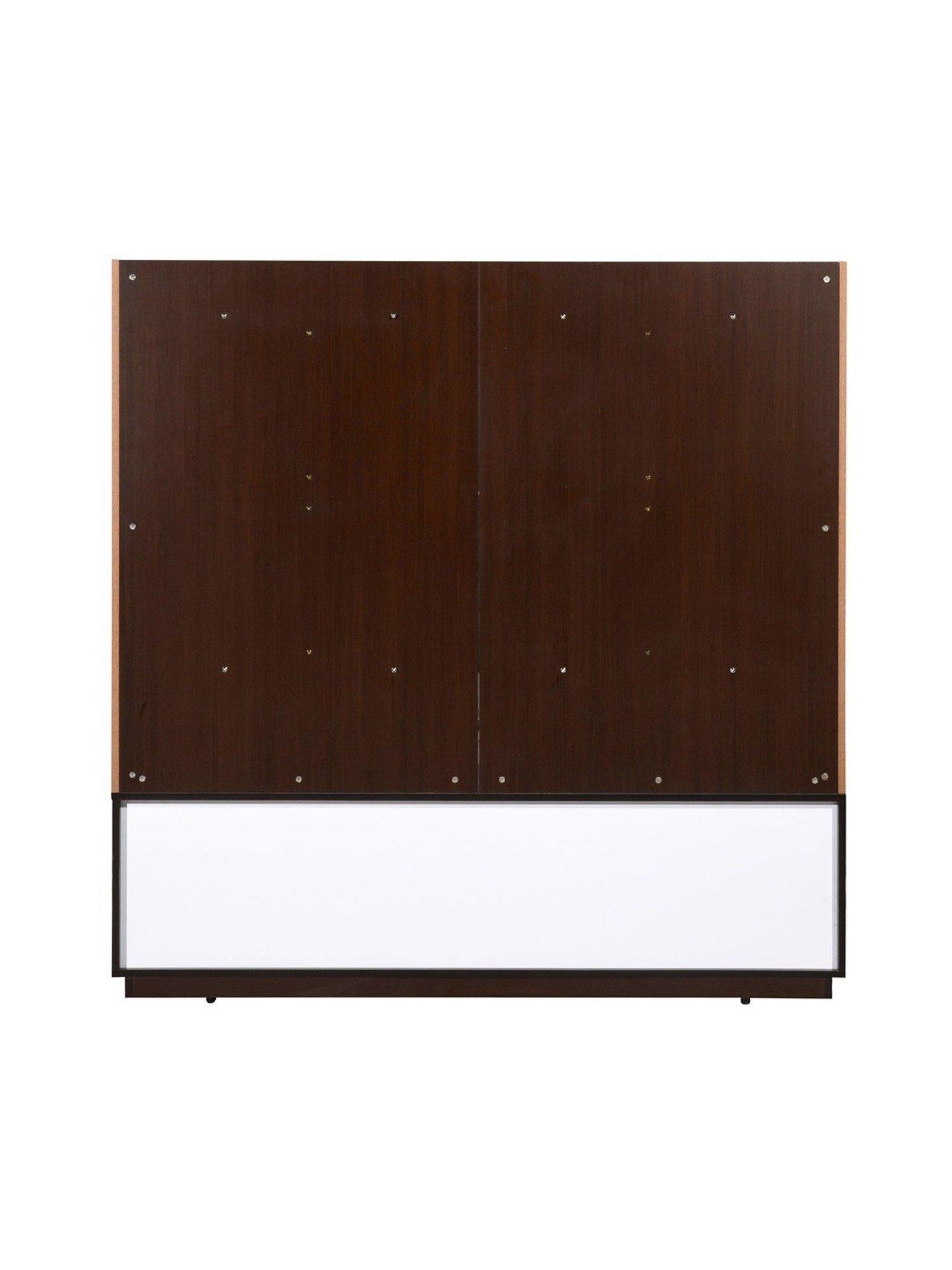 Nilkamal Cora White Engineered Wood TV Entertainment Unit with 2 Shelves