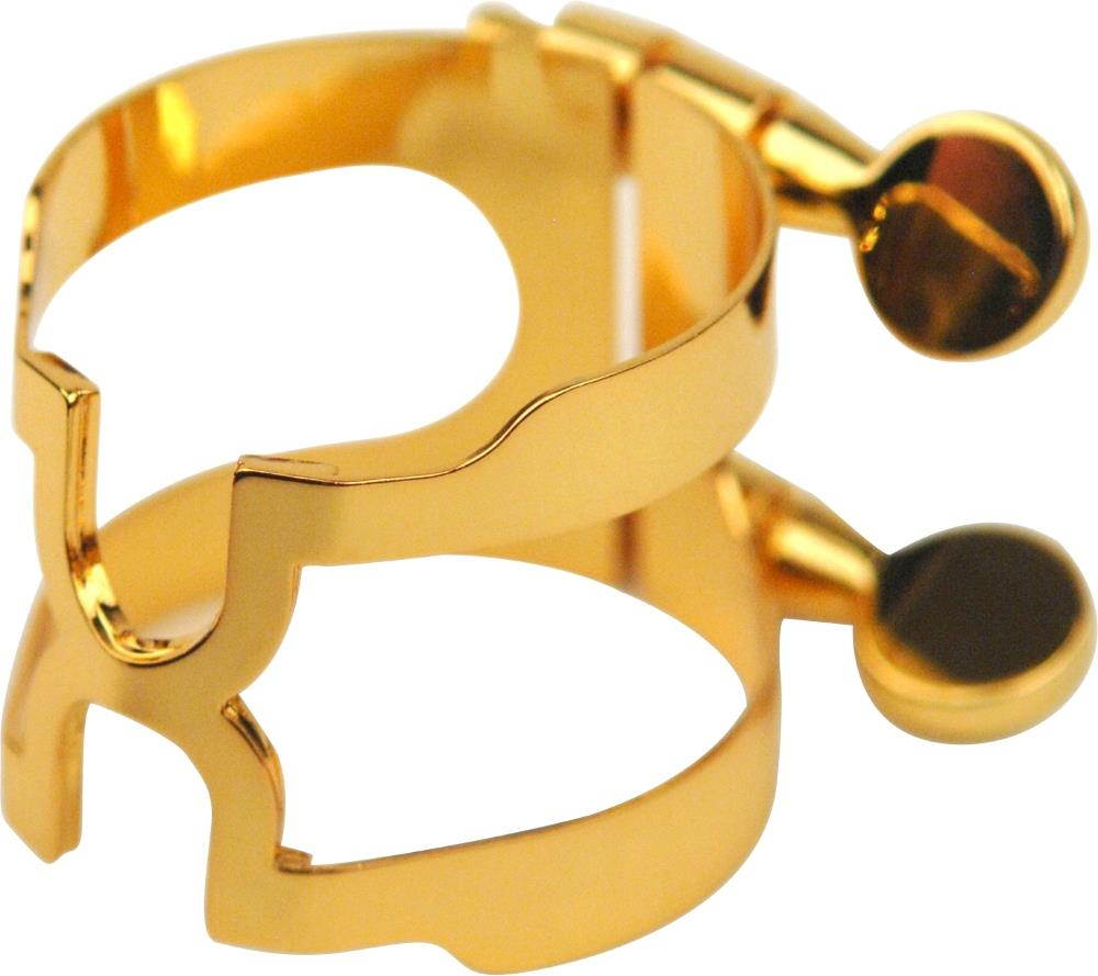 Rico "H" Ligature and Cap Set (Clarinet (Gold Finish))