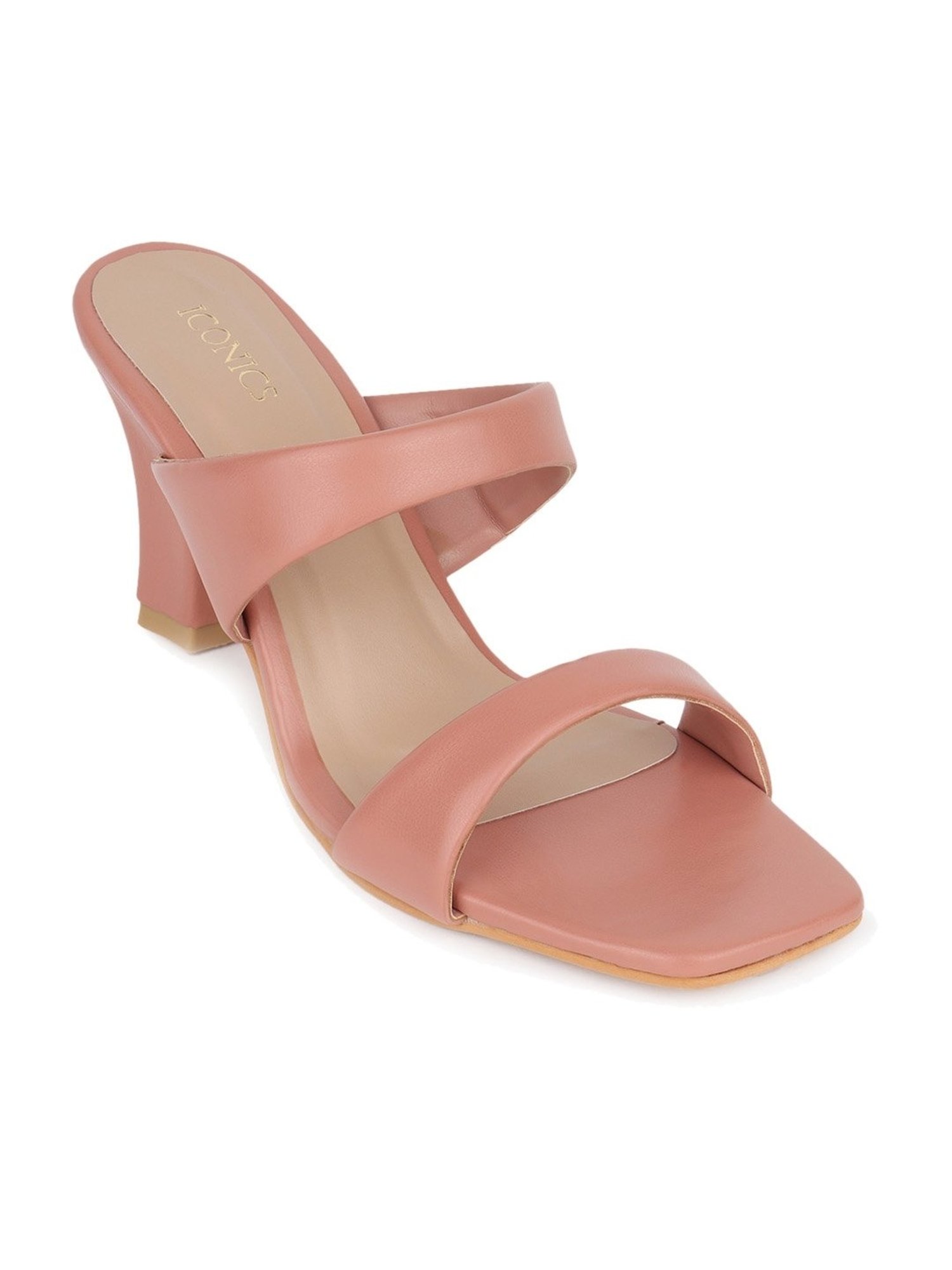Iconics Women's Peach Casual Sandals