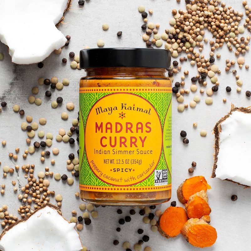 Maya Kaimal Madras Curry Simmer Sauce -12.5oz