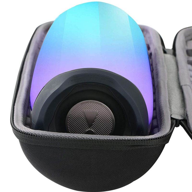 co2crea Hard Travel Case for JBL Pulse 4 Waterproof Portable Bluetooth Speaker (Black Case)
