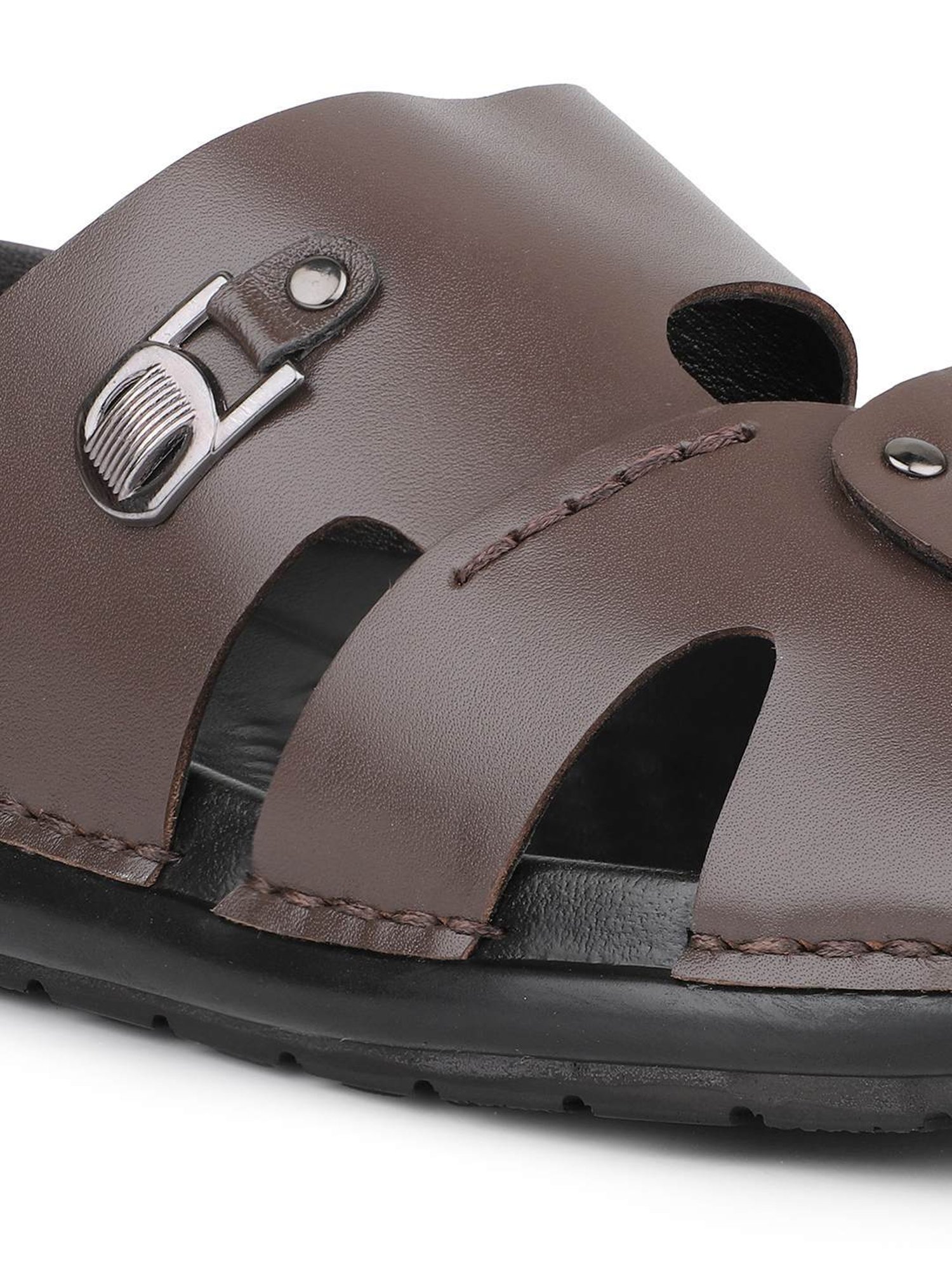 Atesber by Inc.5 Men's Brown Sling Back Sandals