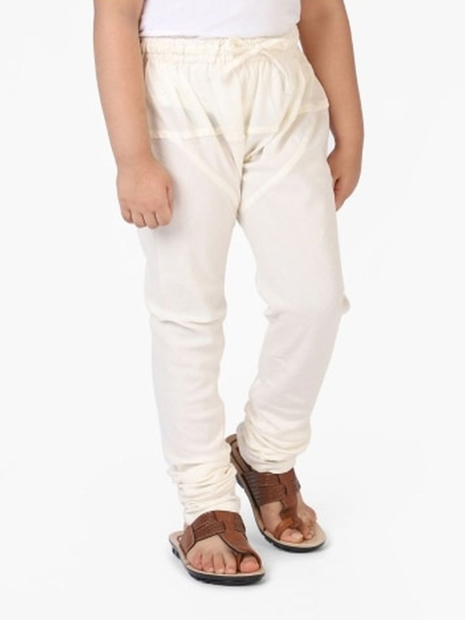 Juniors by Lifestyle Boys Beige Cotton Solid Woven Bottom