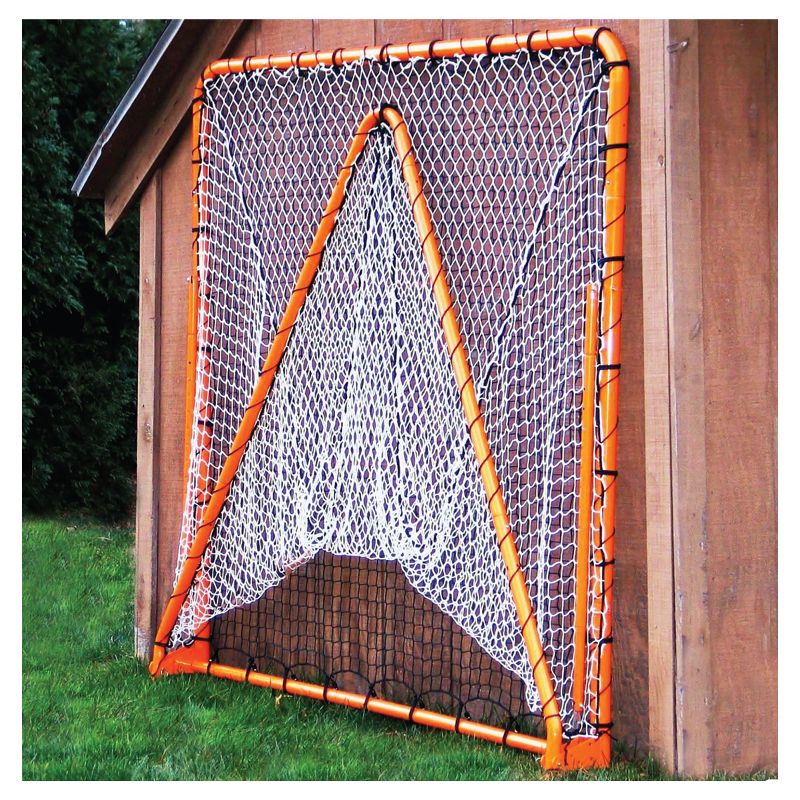 EZ Goal Official Regulation Folding Metal Lacrosse Goal - 6' x 6'