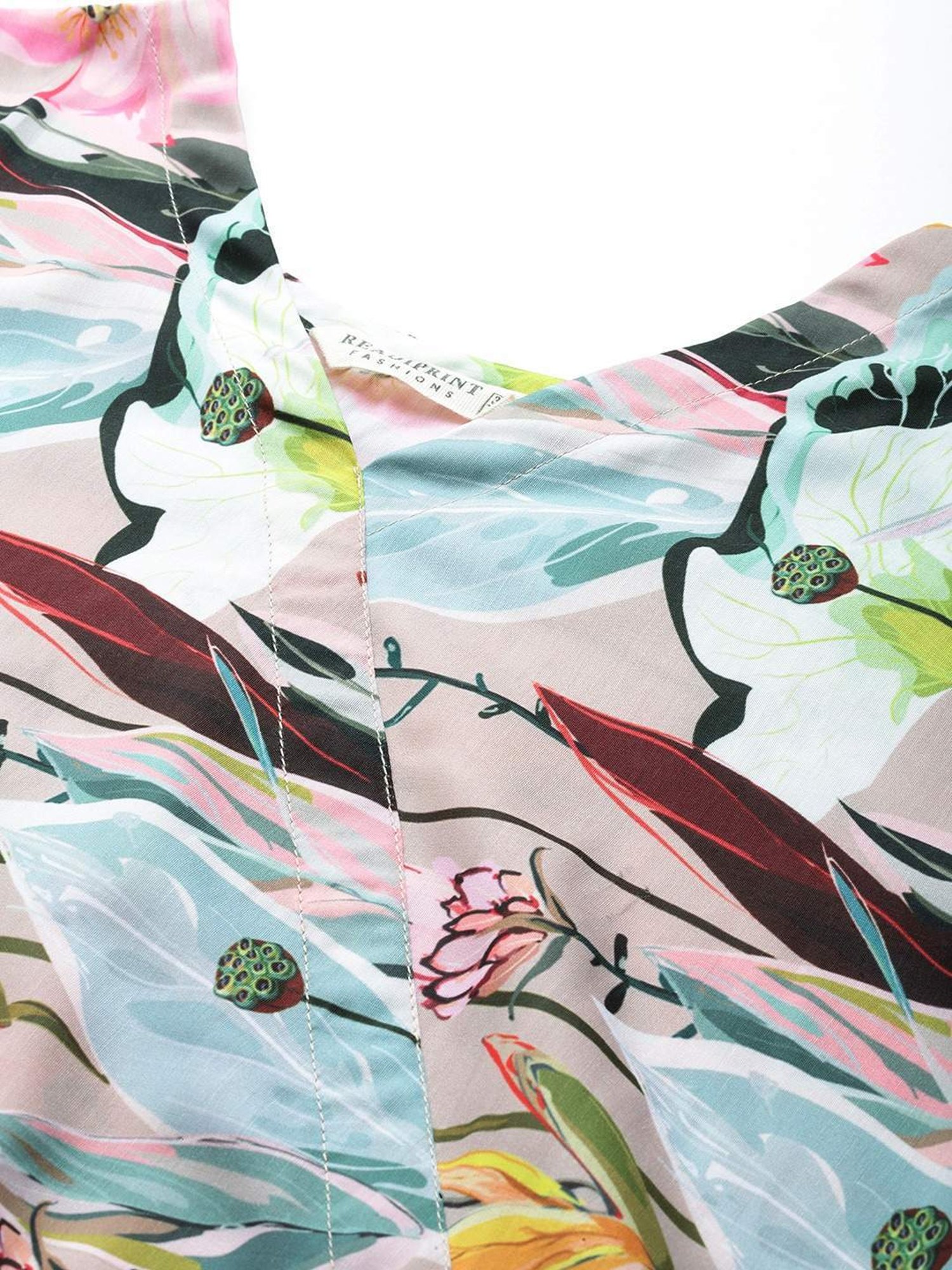 READIPRINT FASHIONS Multicolored Floral Print Tunic Pant Set