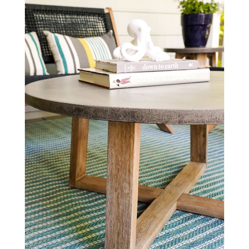 Athens 4pc Patio Seating Set - Gray - Leisure Made