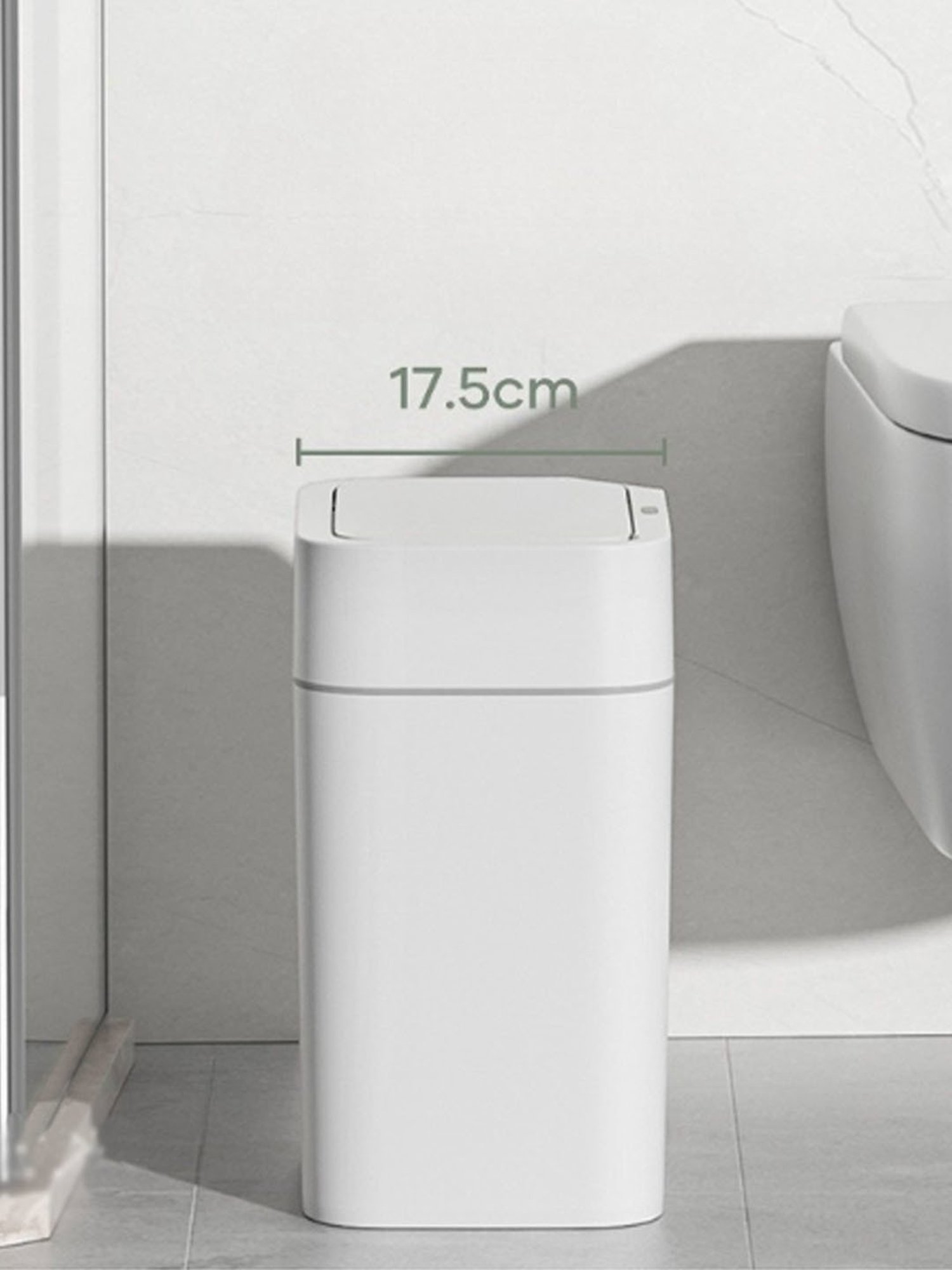 Freelance White Steel Set of 2 Dustbins