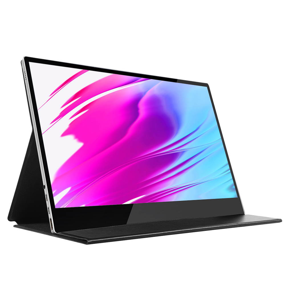 Portable Touchscreen Monitor Eyoyo 15.6" USB C Monitor 1080P IPS LCD Monitor Laptop Second Display Screen for Computer Mac Phone Xbox Switch PS4 for Traveling Working Gaming 2.5 hours of endurance