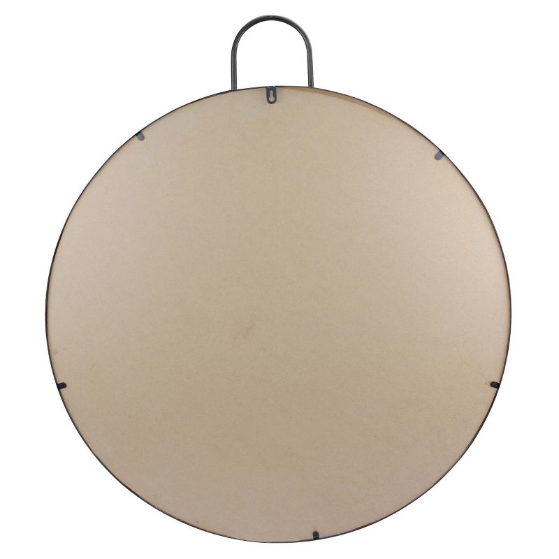 Large Round Metal Decorative Wall Mirror - Stonebriar Collection