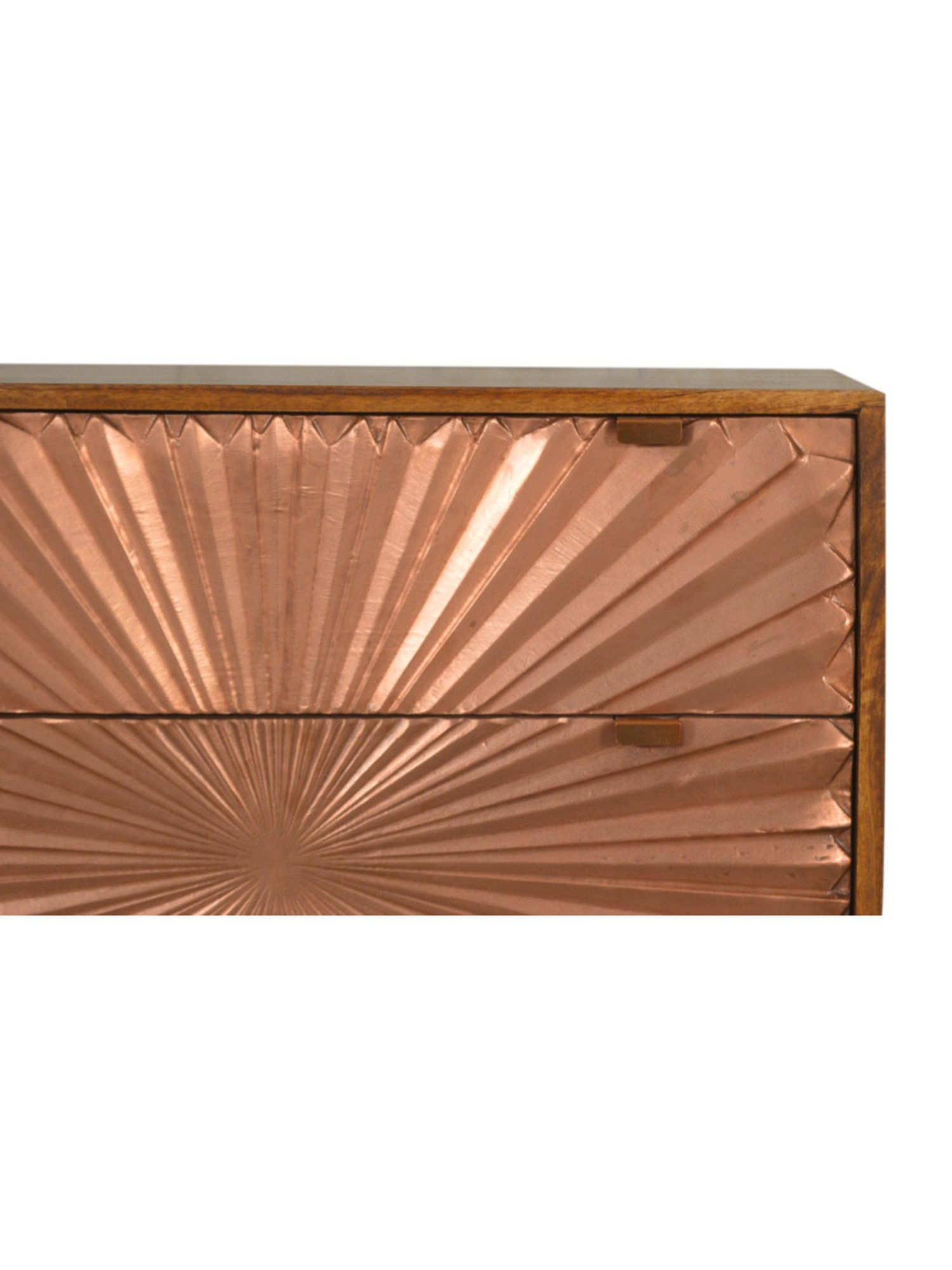 Artisan Furniture Manila Copper & Brown Wood Chest