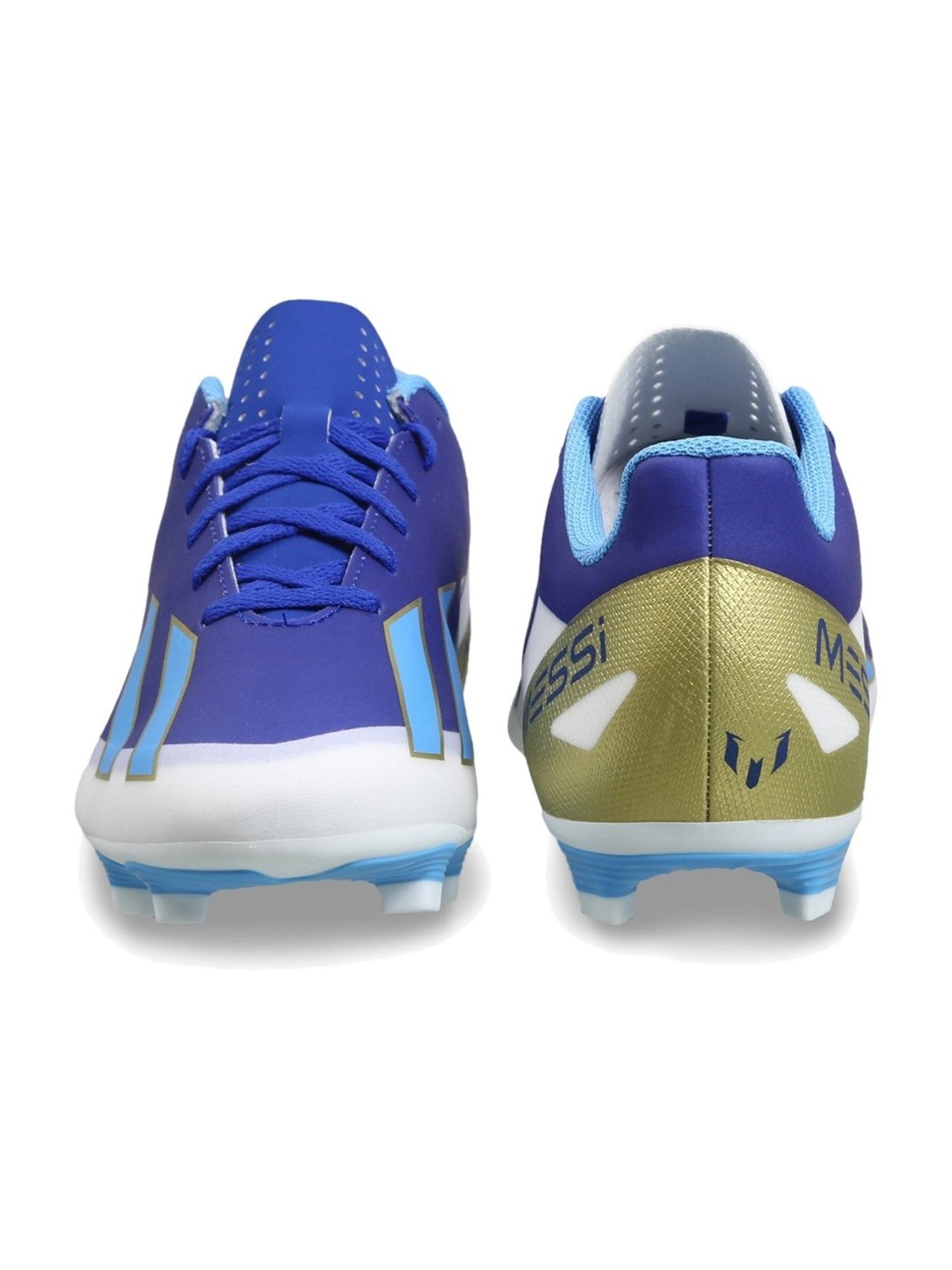 Adidas Men's CRAZYFAST CLUB FxG MESSI Blue Football Shoes