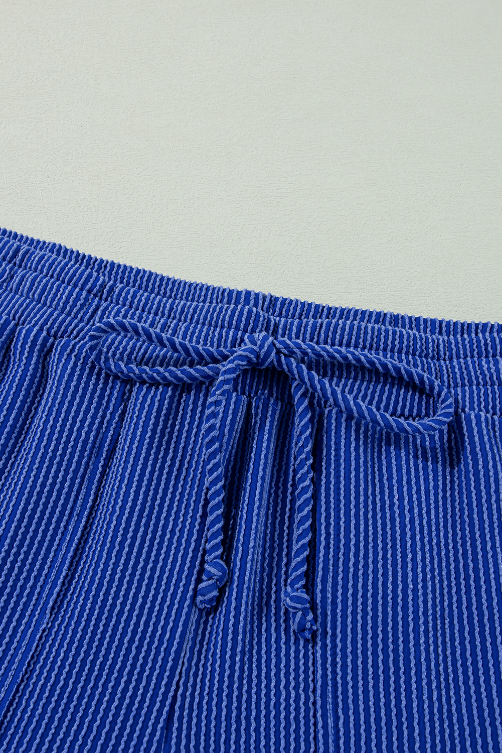 Dark Blue Plus Size Stitching Washed Flare Jeans