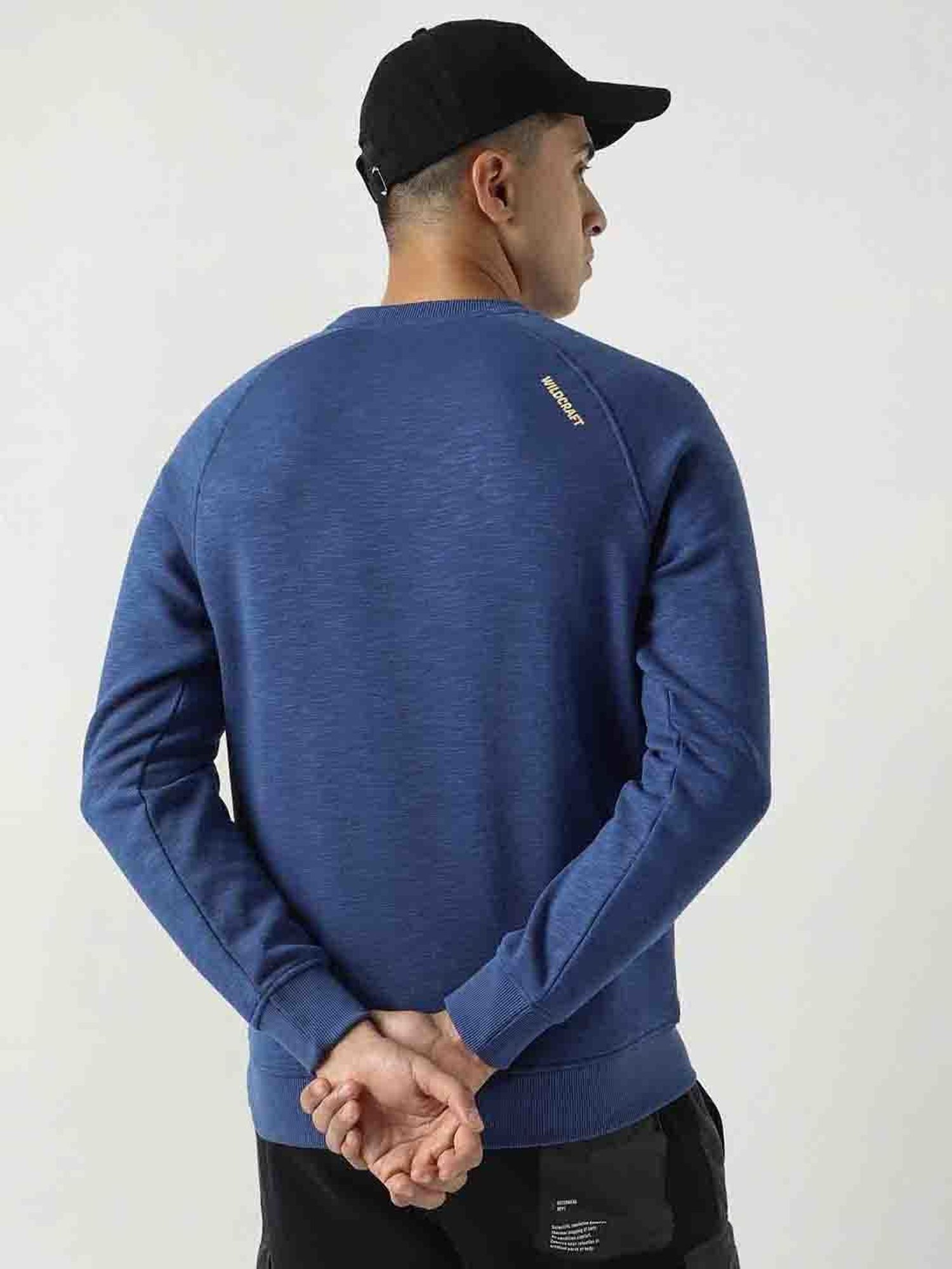 Wildcraft Blue Regular Fit Printed Sweatshirt