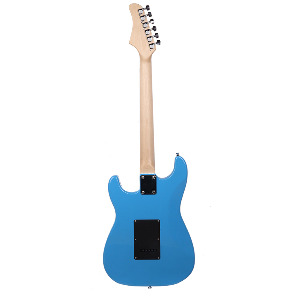 Glarry GST Stylish Electric Guitar Kit with Black Pickguard Sky Blue
