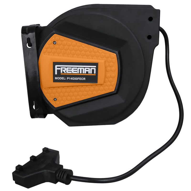 Freeman P14G50FECR 14 Gauge 50 ft. Retractable Extension Cord Reel