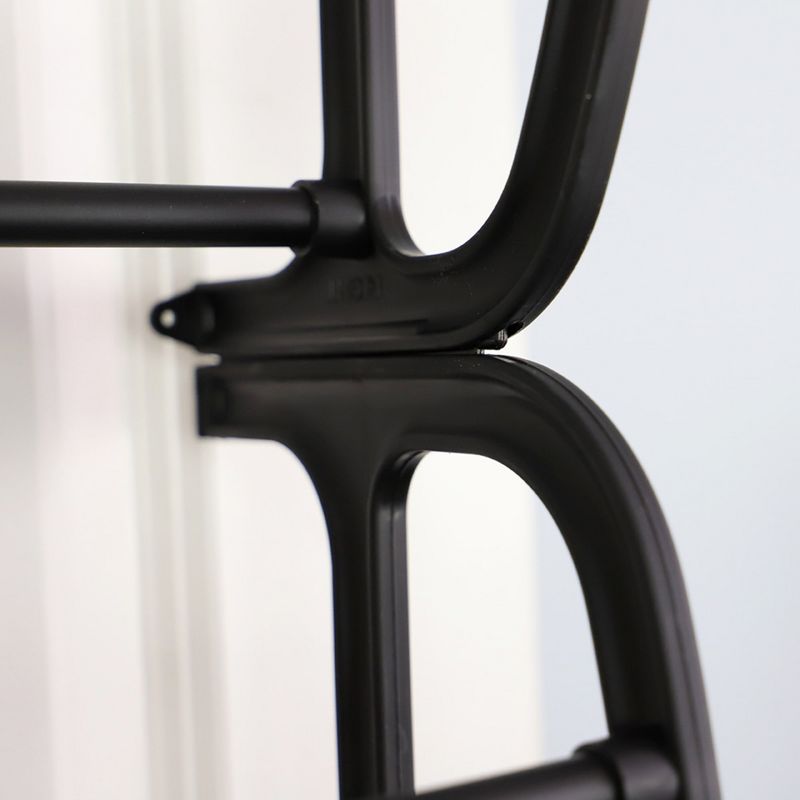 Home Basics 36 Pair Over the Door Steel Shoe Rack, Black