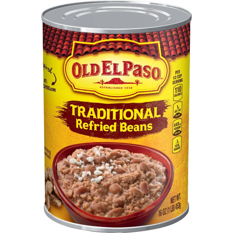 Old El Paso Traditional Refried Beans 16oz