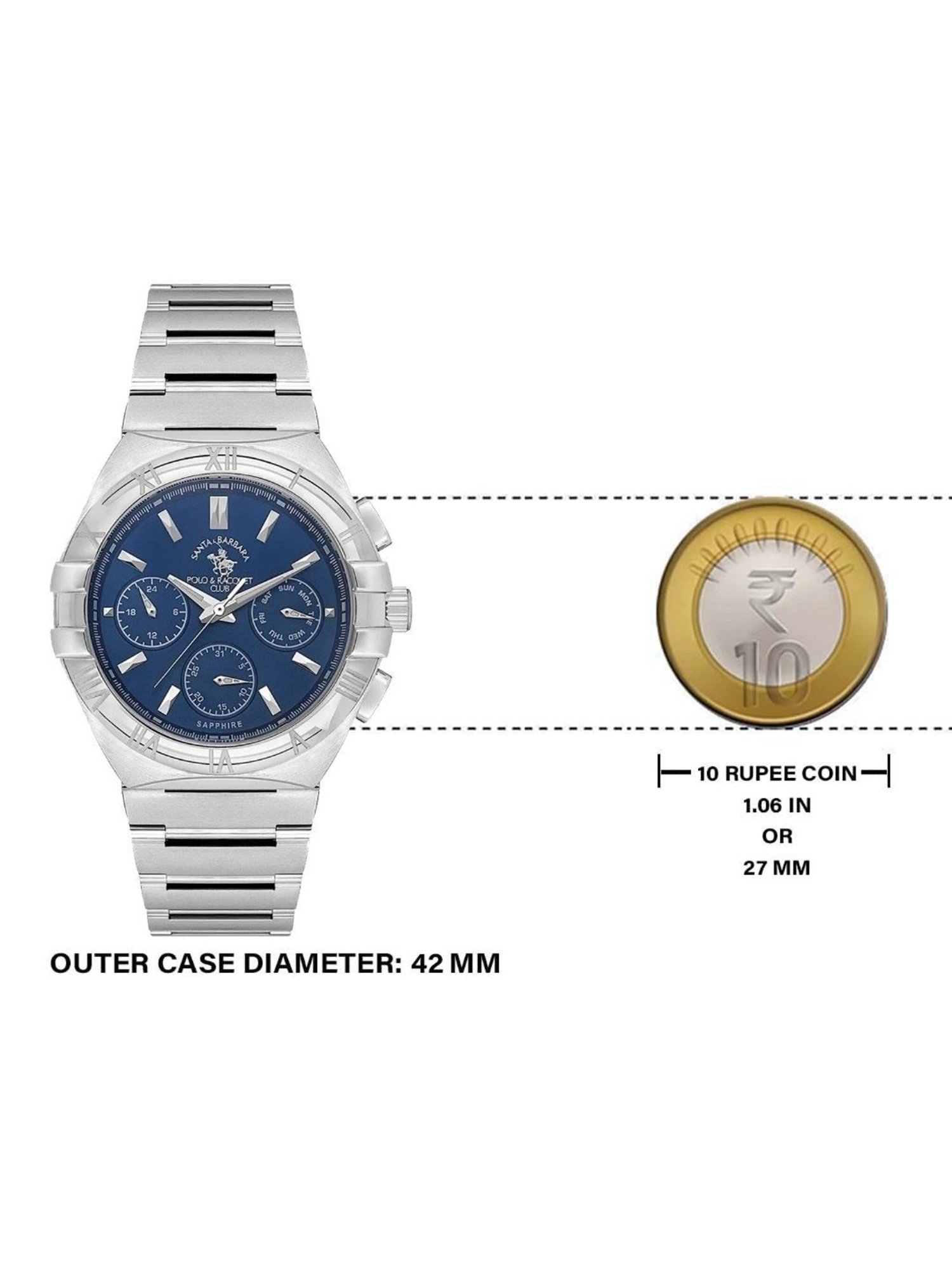 Santa Barbara Polo & Racquet Club SB.1.10548-2 Analog Watch for Men