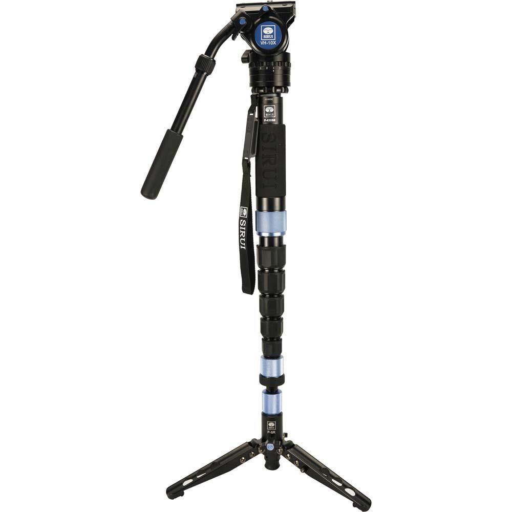Sirui P-224SR Carbon Fiber Video Monopod with Feet and VA-5 Video Head