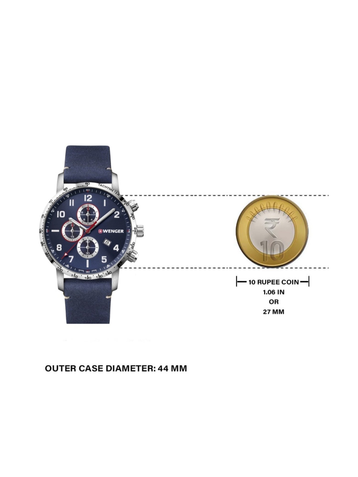 Wenger Swiss Made 01.1543.109 Attitude Chrono Analog Watch for Men